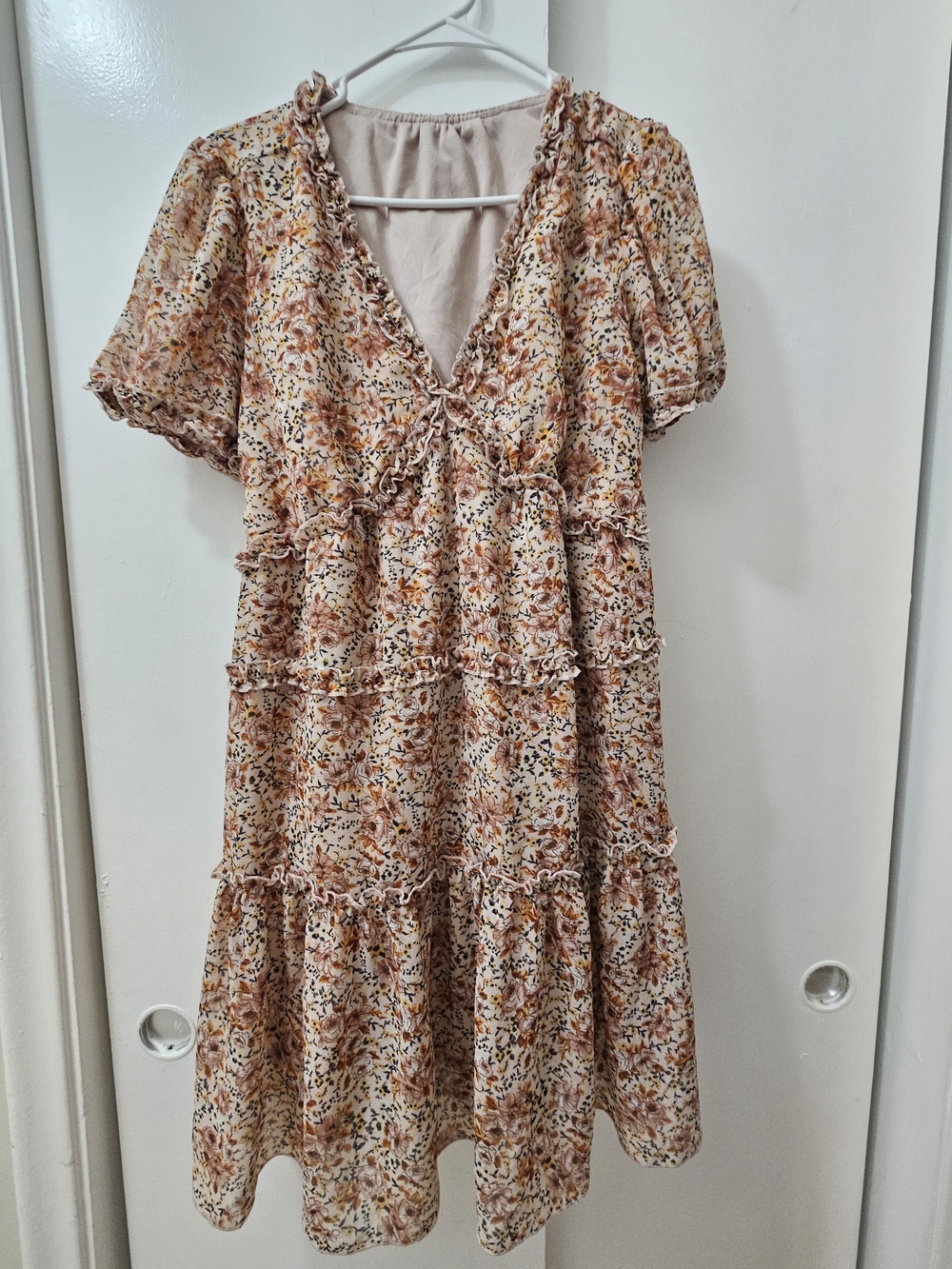 Vintage floral  dress with ruffles #floraldress #boho #vintage